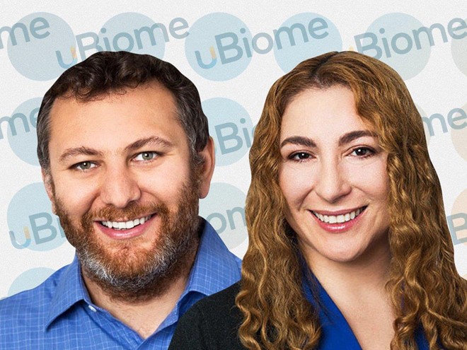 Hai nhà sáng lập Jessica Richman và Zachary Apte của startup uBiome. Ảnh: Yutong Yuan/Business Insider.