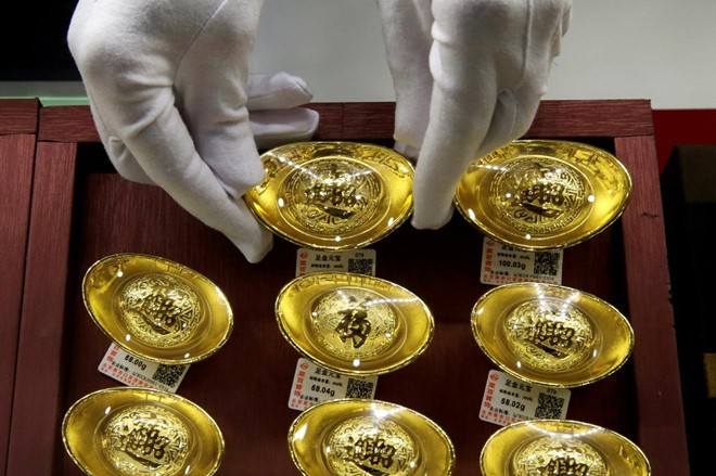 Trung Quốc đã giảm đáng kể nhập khẩu vàng. Ảnh: Reuters.
