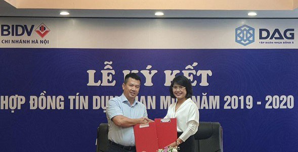 Nhựa Đông Á (DAG) ký thỏa thuận hợp tác toàn diện với BIDV chi nhánh Hà Nội