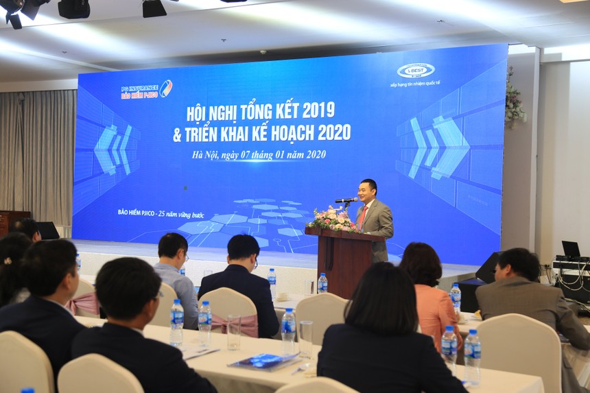 Tổng giám đốc PJICO, ông  Đào Nam Hải báo cáo tại Hội nghị.