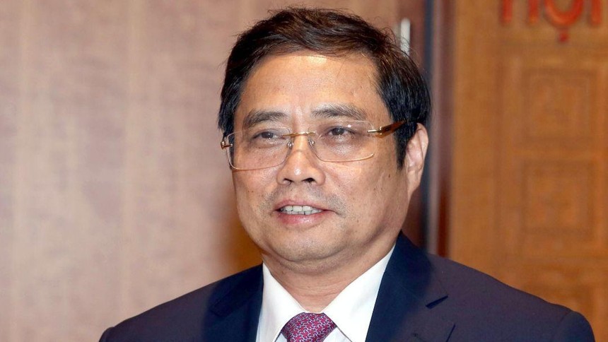 Ủy viên Bộ Chính trị, Trưởng Ban Tổ chức Trung ương Phạm Minh Chính.