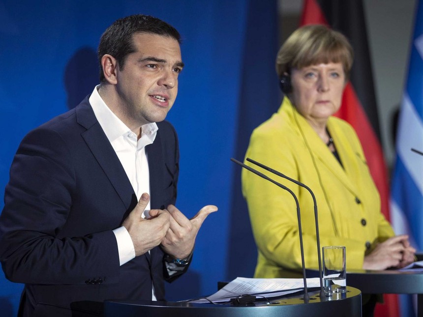 Thủ tướng Hy Lạp, Alexiz Tsipras và bà Angela Merkel, Thủ tướng Đức