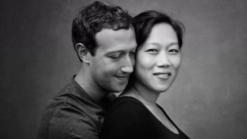 Vợ chồng tỷ phú Mark Zuckerberg