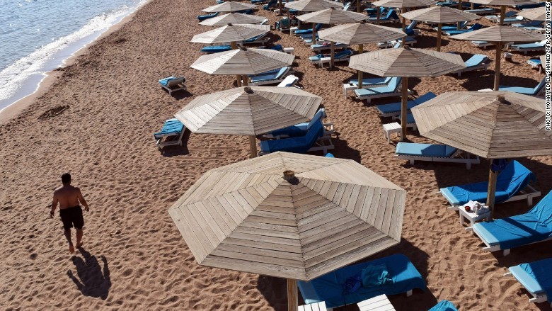 Khu resort Red Sea tại Ai Cập từng đón nhận rất nhiều du khách Nga, giờ hoàn toàn vắng vẻ
