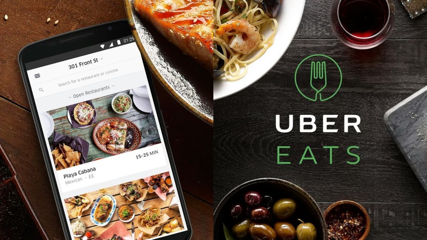 Dịch vụ giao đồ ăn của Uber dự kiến đạt doanh thu 3 tỷ USD năm 2017