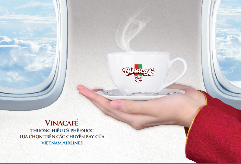 Vinacafé đồng hành cùng các chuyến bay của Vietnam Airlines