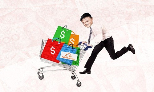 Tỷ phú Jack Ma vào cơn say mua sắm