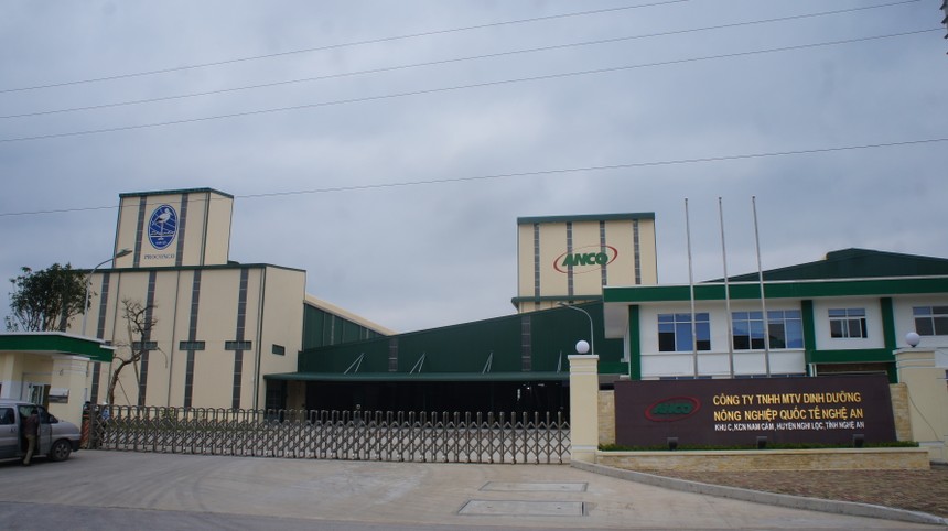 Nhà máy sản xuất thức ăn gia súc ANCO Nghệ An với công suất 350.000 tấn/năm