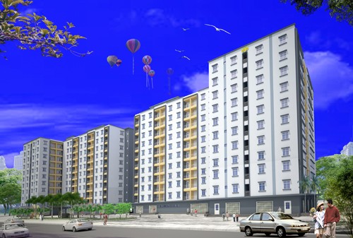 HUD4 khởi công xây dựng 400 căn nhà ở xã hội tại Thanh Hóa