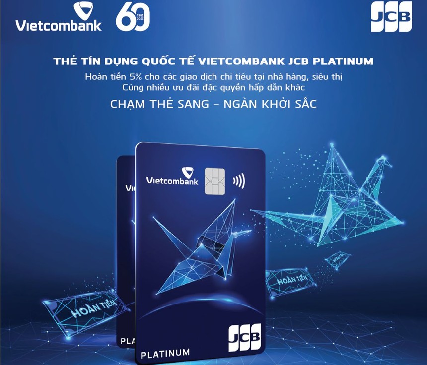 Vietcombank và JCB ra mắt thẻ tín dụng quốc tế VIETCOMBANK JCB PLATINUM