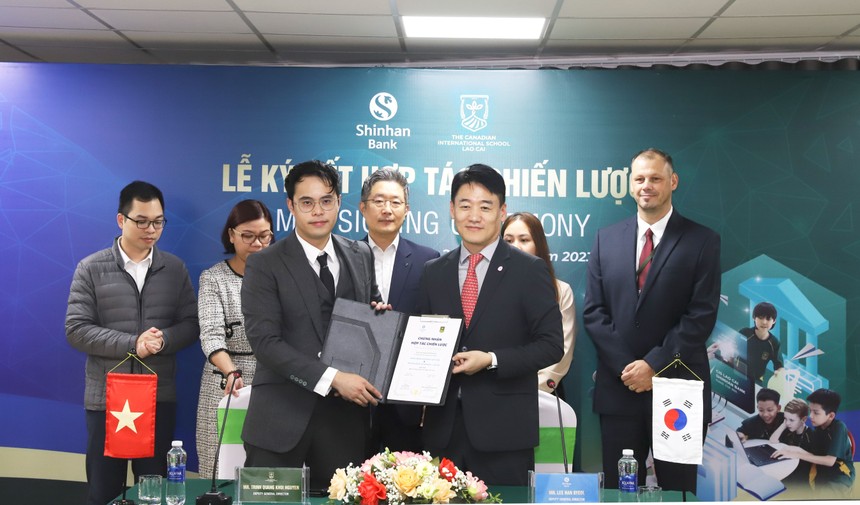 Ngân hàng Shinhan hợp tác chiến lược cùng hệ thống Trường Quốc tế Canada Lào Cai 