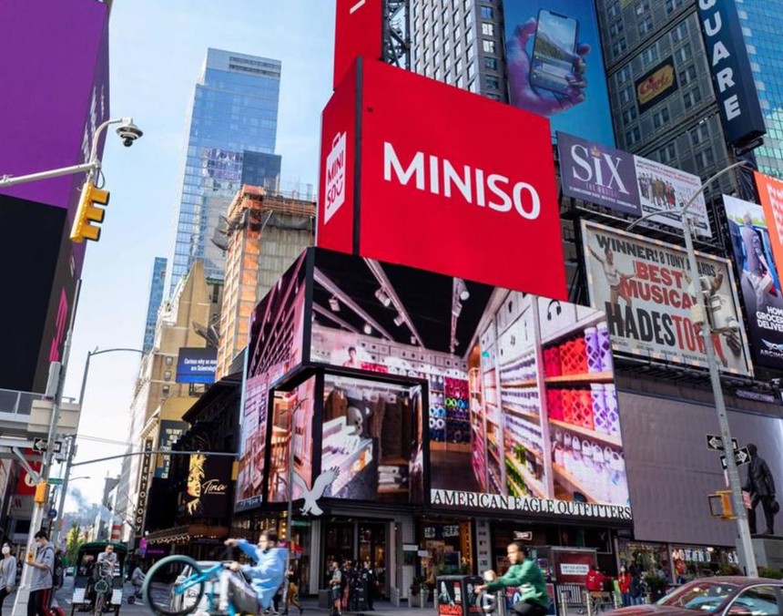 Miniso tham vọng lấn sân sang thị trường Mỹ