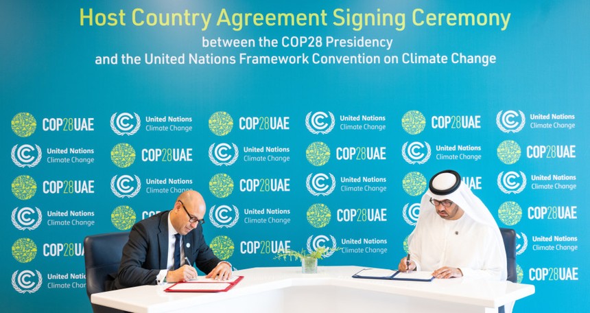 UAE và Cơ quan chống Biến đổi Khí hậu Liên hợp Quốc (UN Climate Change) ra mắt Thông cáo chung về COP28