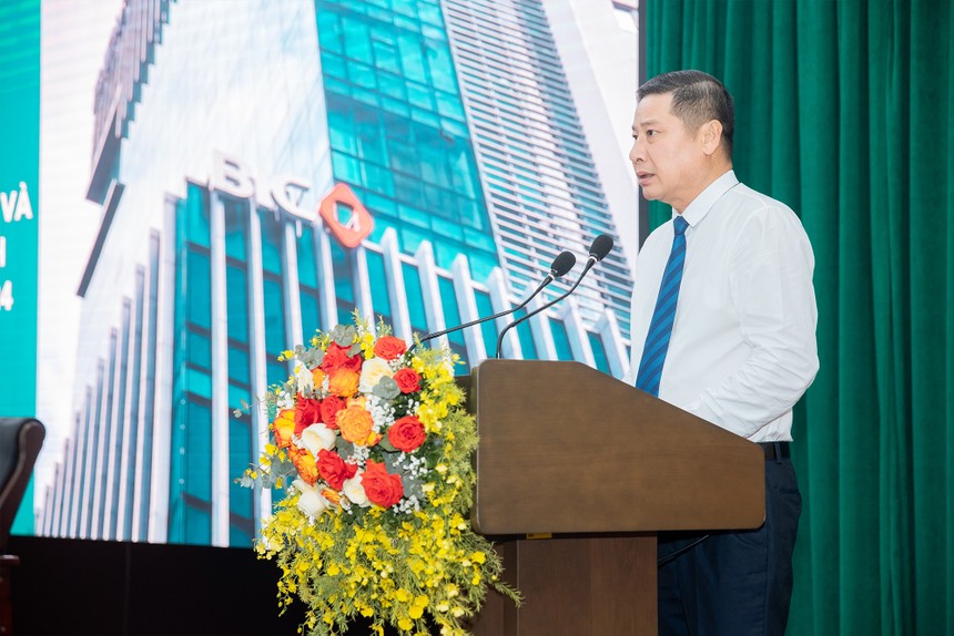 Ông Trần Hoài An, Tổng giám đốc BIC phát biểu tại ĐHCĐ thường niên 2024