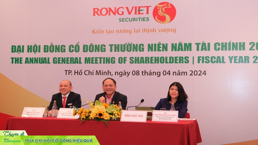 ĐHĐCĐ Rồng Việt (VDS): Quý I/2024 lãi sau thuế tăng trưởng 97%, phát hành riêng lẻ 81 triệu cổ phiếu