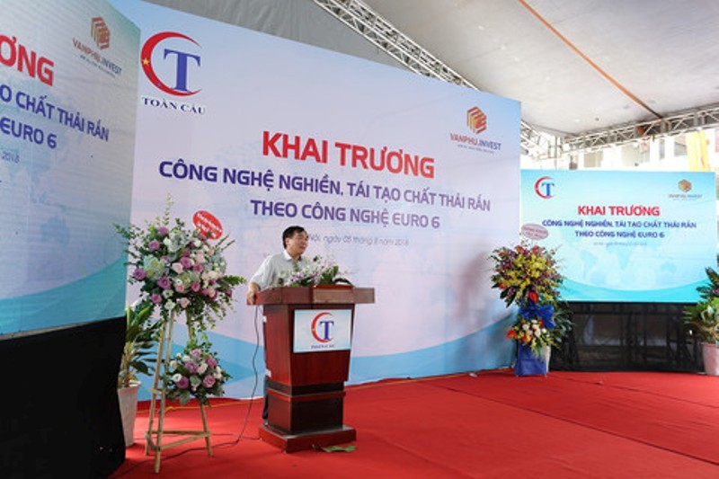 Lễ khai trương công nghệ phá dỡ bảo vệ môi trường lần đầu xuất hiện tại Việt Nam do Văn Phú- Invest thực hiện