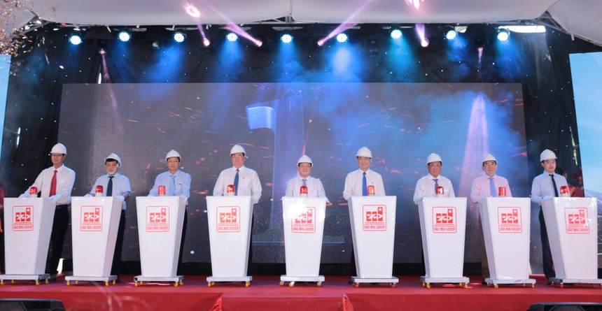 Tập đoàn Sao Mai (ASM) đã khởi động lắp đặt hệ thống thiết bị chính của nhà máy điện mặt trời (giai đoạn II - huyện Tịnh Biên)