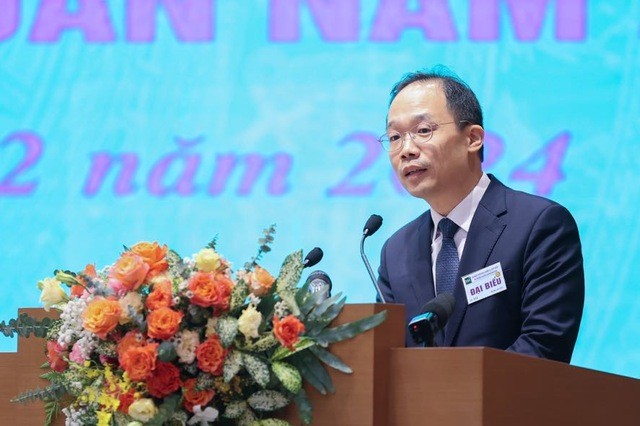 Tham tán công sứ Đại sứ quán Hàn Quốc tại Việt Nam phát biểu tại Hội nghị - Ảnh: VGP.