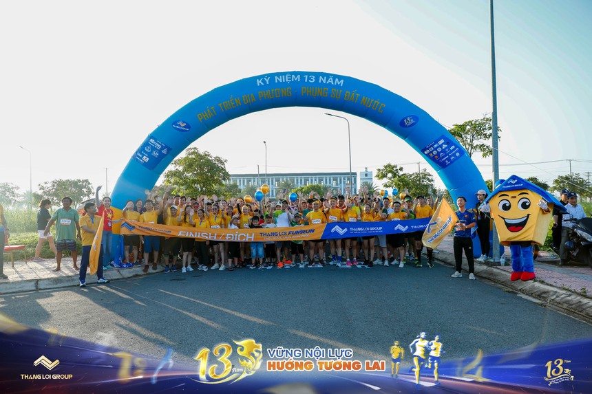 Thang Loi Fun Run – Triệu bước chân hạnh phúc thu hút hơn 300 runners tham gia