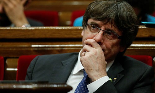 Cựu thủ hiến Catalonia đến Bỉ nhưng tuyên bố không xin tị nạn. Ảnh: Reuters.