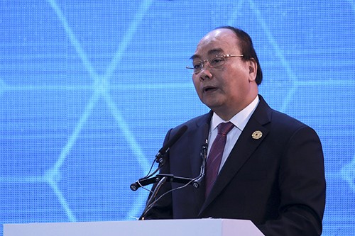 Thủ tướng Nguyễn Xuân Phúc phát biểu tại VBS. Ảnh: Nguyễn Đông