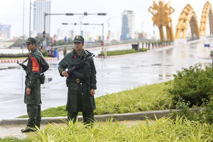 An ninh thắt chặt từ sân bay đến khách sạn tại Đà Nẵng