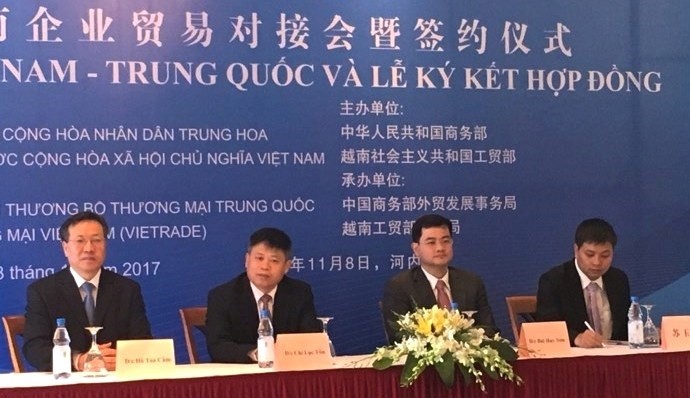 Nhiều doanh nghiệp Trung Quốc có mặt tại Hội nghị giao thương Việt Nam - Trung Quốc nhằm tìm kiếm các nhà cung cấp nông sản, thực phẩm tại Việt Nam.