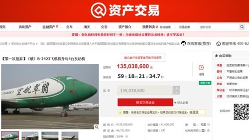 Trung Quốc rao bán máy bay Boeing qua kênh online 