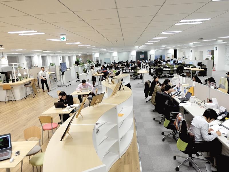 Hiện FPT là doanh nghiệp Việt Nam đầu tư lớn nhất tại Nhật Bản. Trong ảnh: Văn phòng ở Tokyo - khu đầu não của Tập đoàn FPT tại Nhật Bản.