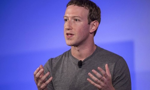 Mark Zuckerberg - đồng sáng lập kiêm CEO Facebook. Ảnh: Bloomberg