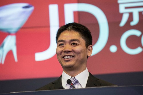Richard Liu - ông chủ JD.com. Ảnh: Getty Images.