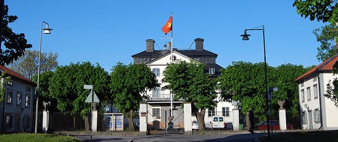 Đại sứ quán Việt Nam tại Thụy Điển. (Nguồn: vietnamemb.se)