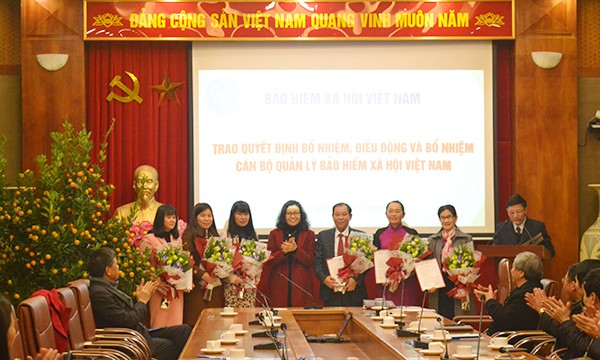 Bảo hiểm xã hội Việt Nam điều động, bổ nhiệm nhiều cán bộ chủ chốt