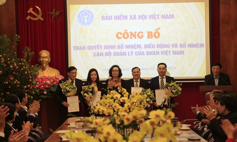 Điều động, bổ nhiệm nhiều cán bộ chủ chốt BHXH Việt Nam
