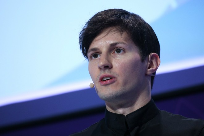 Pavel Durov - nhà sáng lập và CEO ứng dụng nhắn tin Telegram. Ảnh: Bloomberg. 