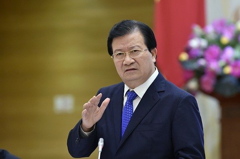Phó Thủ tướng Trịnh Đình Dũng phát biểu tại Hội nghị - Ảnh: VGP/Nhật Bắc
