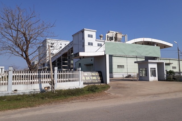 Nhà máy Soda Chu Lai đã tàm dừng hoạt động.