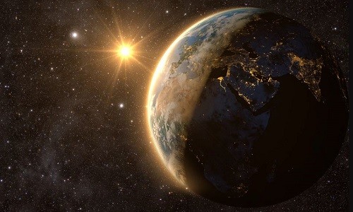 Bộ mặt Trái Đất sẽ thay đổi hoàn toàn nếu hành tinh quay theo chiều ngược lại. Ảnh minh họa: Live Science.