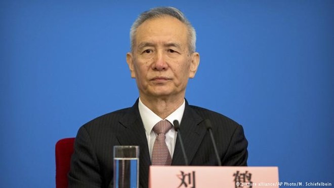 Ông Lưu Hạc, Phó Thủ tướng và là cố vấn kinh tế hàng đầu của Chủ tịch nước Trung Quốc Tập Cận Bình. (Nguồn: AP)