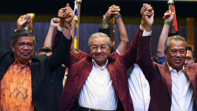 Ông Mahathir Mohamad giành chiến thắng trong cuộc tổng tuyển cử Malaysia. Ảnh: Getty.