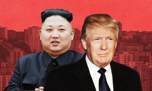 Lãnh đạo Triều Tiên Kim Jong-un (trái) và Tổng thống Mỹ Donald Trump. Ảnh: CNN.