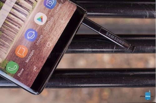 Galaxy Note 9 có thể được ra mắt sớm hơn thường lệ 1 tháng. Ảnh:Phonearena.