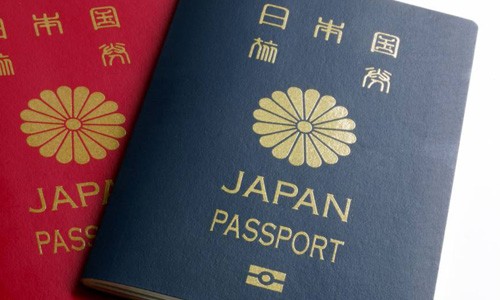 Hộ chiếu Nhật Bản. Ảnh: SCMP.