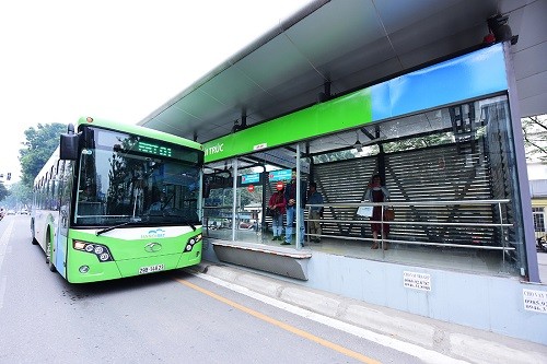 Trước đó Hà Nội đã đưa tuyến BRT 01 vào hoạt động. Ảnh: Giang Huy.