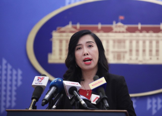 Người phát ngôn Lê Thị Thu Hằng thông tin về việc Nhóm các nước Châu Á - Thái Bình Dương tại Liên Hợp Quốc đã nhất trí đề cử Việt Nam vào vị trí Ủy viên không thường trực Hội đồng Bảo an Liên Hợp Quốc nhiệm kỳ 2020-2021.