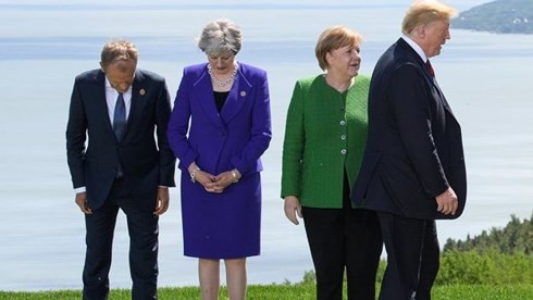 Hội nghị Thượng đỉnh G7 vừa qua ở Canada đã chứng kiến sự chia rẽ sâu sắc giữa Mỹ và phần còn lại. Ảnh: Getty.