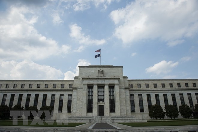 Trụ sở Fed tại Washington DC. của Mỹ ngày 14/6 vừa qua. (Ảnh: AFP/TTXVN).
