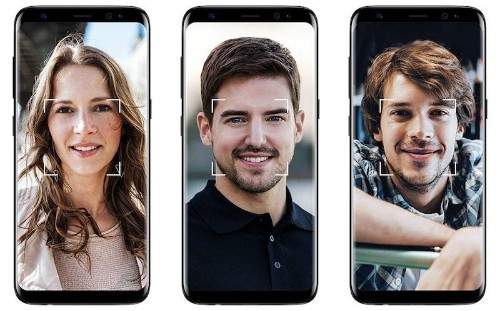 Smartphone Samsung hiện tại của Samsung vẫn đang dùng cảm biến mống mắt và nhận diện khuôn mặt dạng 2D.