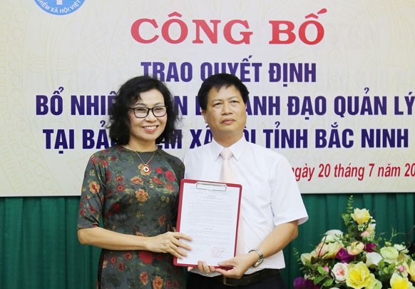 Bổ nhiệm Giám đốc BHXH tỉnh Bắc Ninh