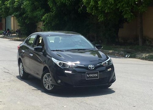 Toyota Vios 2018 bắt gặp trên đường ở Hà Nội. Ảnh: Lộc Vũ.